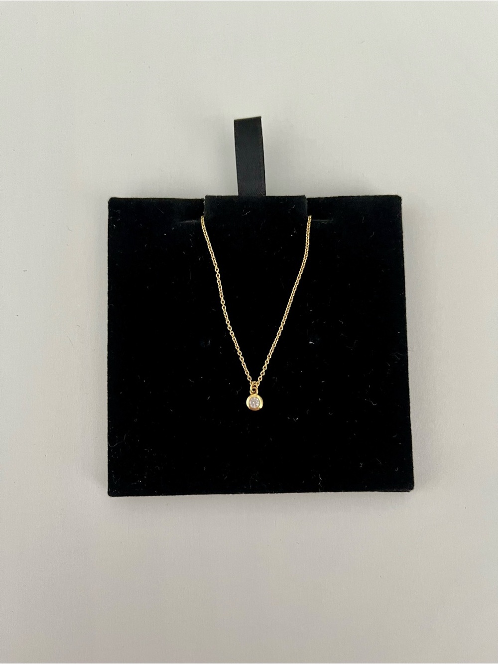 Mejuri gold vermeil white sapphire choker (retired)